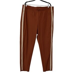 Avalanche Trail Pants XL Burnt Orange Brown Side Stripe Athletic NWOT